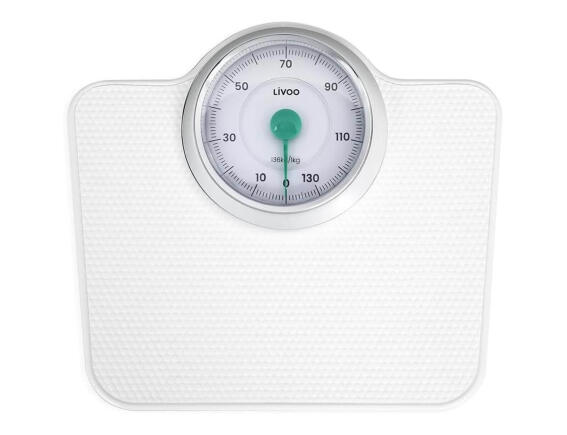 Livoo DOM490  Μηχανική Ζυγαριά Μπάνιου 136kg Λευκή