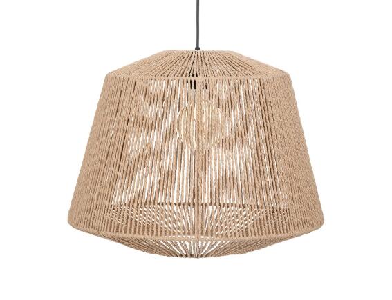 Atmosphera  Φωτιστικό οροφής ρεύματος Jily με λαμπτήρα Ε27 και διαστάσεις 48x48x128cm - Kαφέ