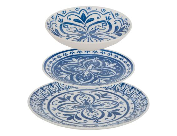 Secret De Gourmet Σετ Πιάτων Manon από πορσελάνη - 12 τεμάχια