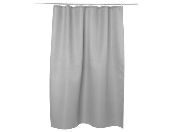 5five  Κουρτίνα Μπάνιου με κρίκους Modern Color με διαστάσεις 180x200cm - Grey