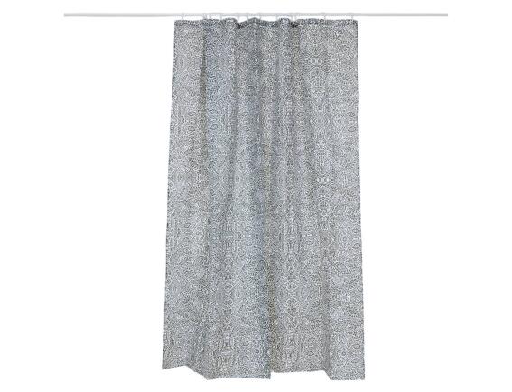 5five  Κουρτίνα Μπάνιου με κρίκους Arboria με διαστάσεις 180x200cm - Grey