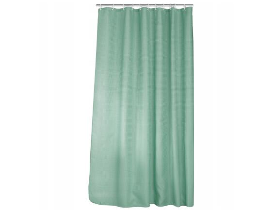 Douceur d'intérieur  Κουρτίνα Μπάνιου με κρίκους Quartz με διαστάσεις 180x200cm - Lime Green