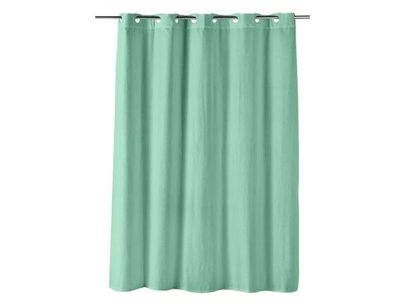 Douceur d'intérieur Κουρτίνα Μπάνιου με κρίκους Dotty  με διαστάσεις 180x200cm - Lime Green