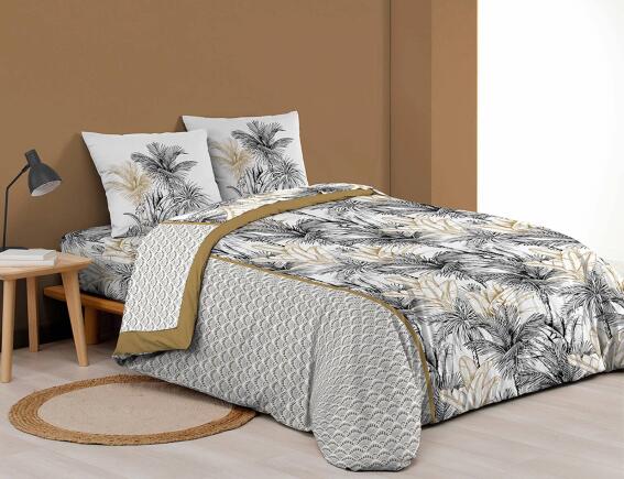 Σετ Διπλά Σεντόνια & Μαξιλαροθήκες Dakar Douceur d'intérieur από βαμβάκι 42TC, με διαστάσεις 140x190cm