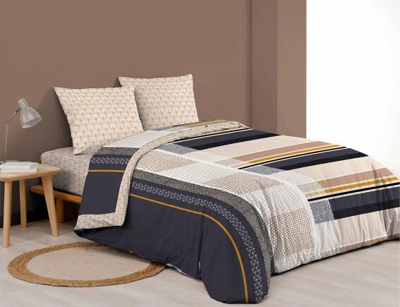 Douceur d'intérieur Σετ Διπλά Σεντόνια & Μαξιλαροθήκες Romeo  από βαμβάκι 42TC, με διαστάσεις 140x190cm