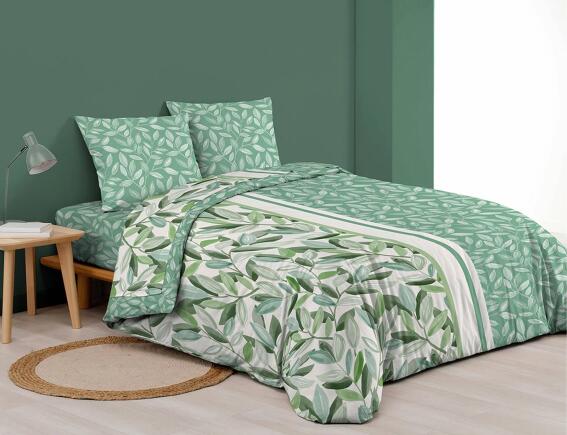 Σετ Διπλά Σεντόνια & Μαξιλαροθήκες Eleonore Douceur d'intérieur από βαμβάκι 42TC, με διαστάσεις 140x190cm