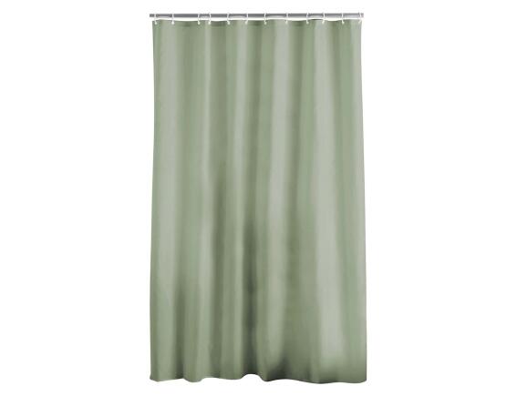 Douceur d'intérieur  Κουρτίνα Μπάνιου με κρίκους Essencia με διαστάσεις 180x200cm - Sage