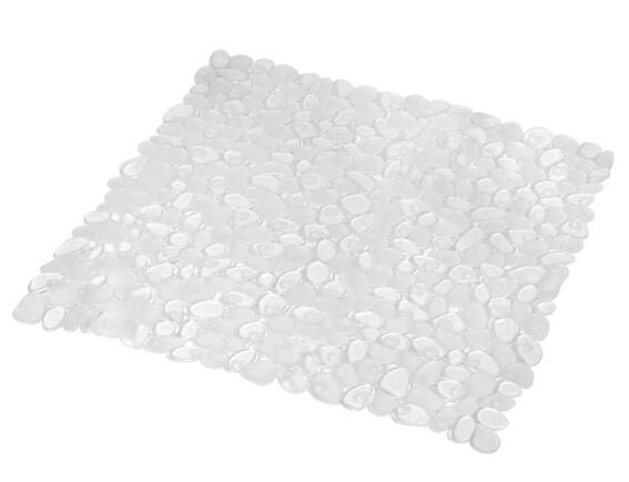 Douceur d'intérieur  Αντιολισθητικό Πατάκι Ντουζιέρας Vitamine με διαστάσεις 52x52cm - Transparent