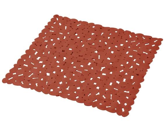 Douceur d'intérieur Αντιολισθητικό Πατάκι Ντουζιέρας Vitamine  με διαστάσεις 52x52cm - Terracotta Orange