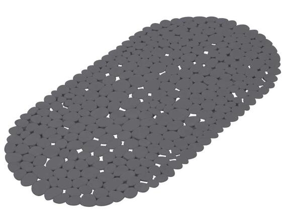 Douceur d'intérieur  Αντιολισθητικό Πατάκι Μπανιέρας Vitamine με διαστάσεις 69x36cm - Charcoal Grey