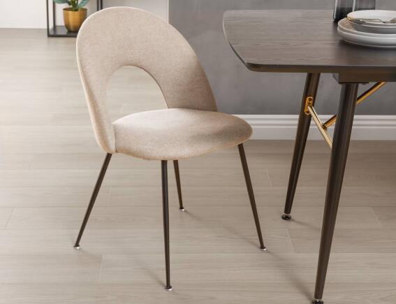 Καρέκλα Raven Atmosphera με διαστάσεις 53x49x81cm - Beige