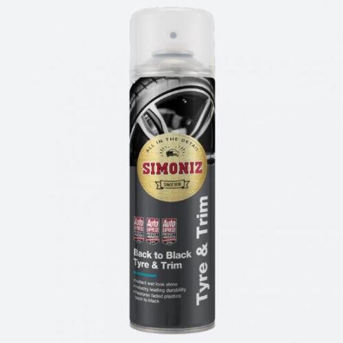 SIMONIZ BACKTOBLACK ΚΑΘΑΡ-ΑΝΑΝ ΠΛΑΣΤΙΚΩΝ & ΛΑΣΤΙΧΩΝ 500 ml