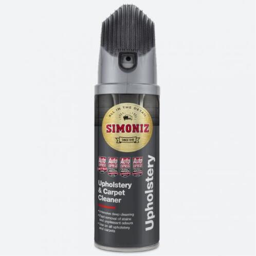 SIMONIZ UPHOLSTERY CLEANER ΚΑΘΑΡ ΤΑΠΕΤΣ-ΜΟΚΕΤΑΣ ΜΕ ΒΟΥΡΤΣΑ 400 ml