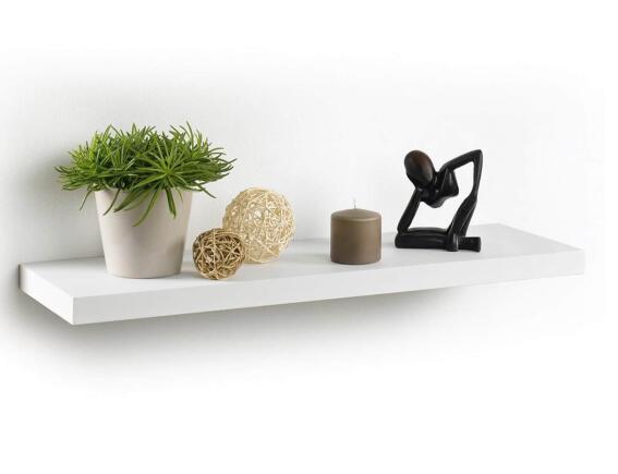 Homea Ράφι Τοίχου με διαστάσεις 75x22.8x3.4cm - White
