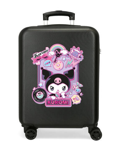 Kuromi Βαλίτσα καμπίνας slim 55cm Wonder Fest Black