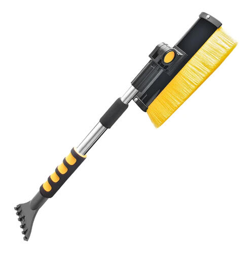 PROPLUS βούρτσα με ξύστρα πάγου 630549 τηλεσκοπική έως 72cm κίτρινη/μαύρη