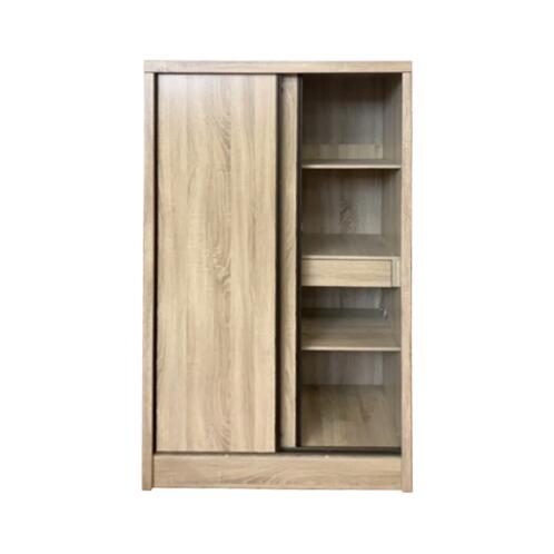 Velco Ντουλάπα με 2 Πόρτες Συρόμενες 98x52x180cm Σφένδαμος