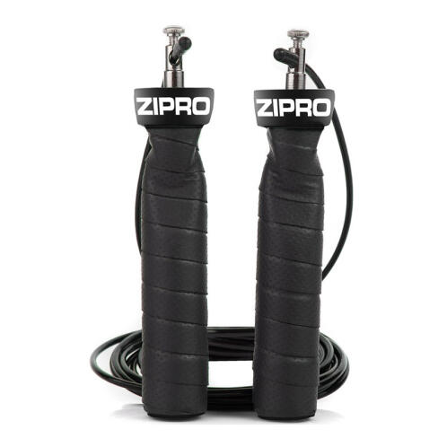 Zipro Σχοινάκι Προπόνησης από Ατσάλι 300 cm Χρώματος Μαύρο Zipro 6413499