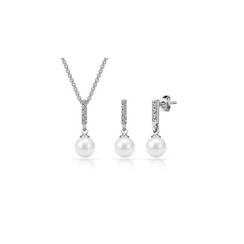 Philip Jones Σετ Κοσμημάτων με Πέρλες και Κρύσταλλα Swarovski®