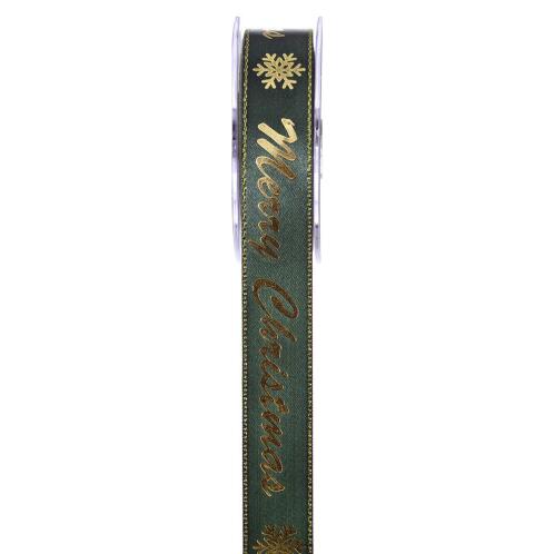 ΚΟΡΔ.ΣΑΤΕΝ ΟΥΓΙΑ Μ.XMAS  2,5cmX9ΠΡΑΣΙΝΟ