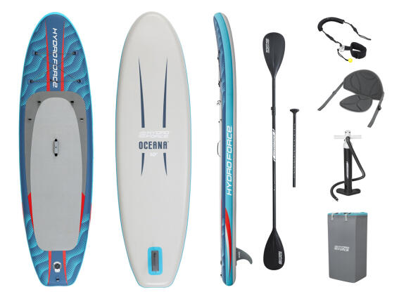 BESTWAY φουσκωτή σανίδα SUP/kayak Oceana 6532B με αποσπώμενο κάθισμα 305x84x15cm μπλε
