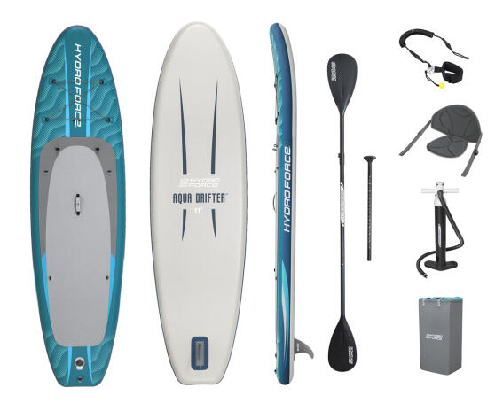 BESTWAY φουσκωτή σανίδα SUP/kayak Oceana 6532D με αποσπώμενο κάθισμα 335x91.5x15cm μπλε