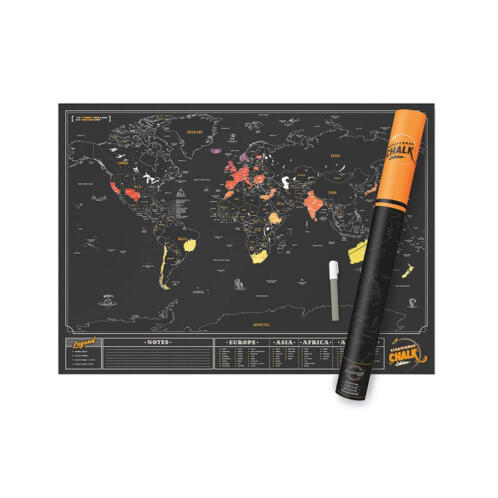 Luckies of London Παγκόσμιος Χάρτης Ξυστό 59.4 x 82.5 x 0.2 cm Chalk Edition 6593045