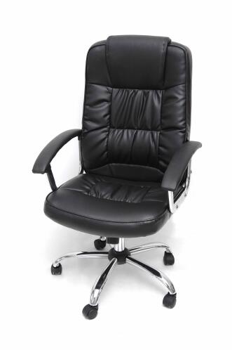 Velco Καρέκλα Γραφείου Διευθυντική με Ανάκλιση Δερματίνη