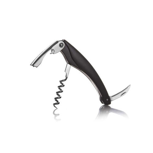 Vacuvin Ανοιχτήρι/ Τιρμπουσόν 3 σε 1 Waiter's Corkscrew Μαύρο Ανοξείδωτο