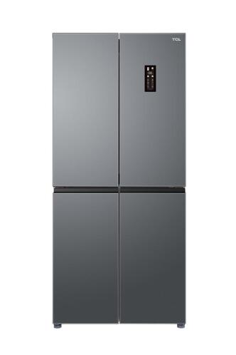 TCL RP470CXE0 Ψυγείο Ντουλάπα 470lt NoFrost Υ186xΠ83.3xΒ67.8εκ. Inox