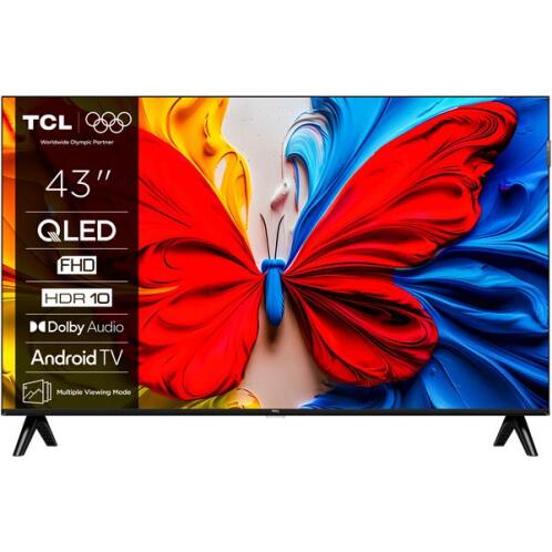 TCL Smart Τηλεόραση 43" Full HD QLED 43S5K HDR