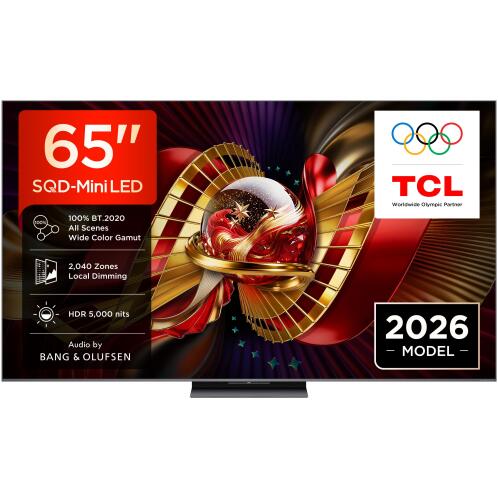 TCL 65C8L 4K Premium SQD-Mini LED TV (2026)