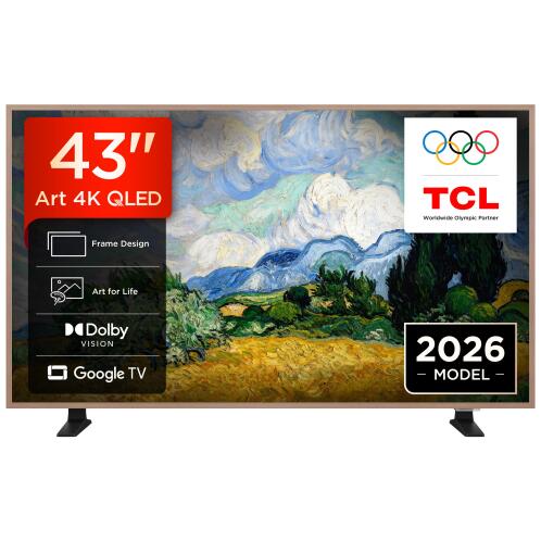 TCL 43A400 Pro ART 4K QLED TV (2026)