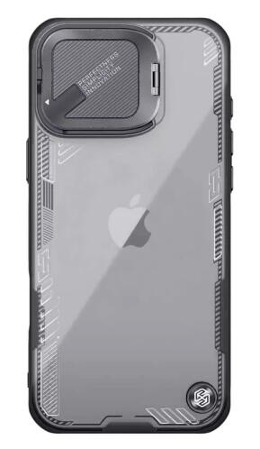 NILLKIN θήκη Iceblade Prop για iPhone 16 Pro Max διάφανη-μαύρη