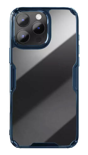 NILLKIN θήκη Nature TPU Pro για iPhone 16 Pro διάφανη-μπλε