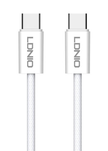 LDNIO καλώδιο USB-C iP-902c 65W 480Mbps 2m λευκό