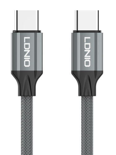 LDNIO καλώδιο USB-C iP-441c 65W 480Mbps 1m γκρι