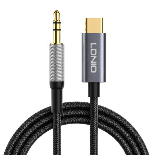 LDNIO καλώδιο USB-C σε 3.5mm LS-Y92c 2m μαύρο
