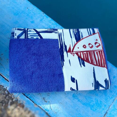 White Fabric Πετσέτα Θαλάσσης Arota