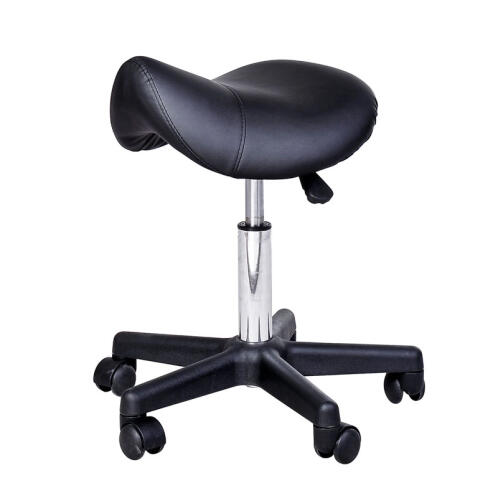 HOMCOM Tροχήλατο Σκαμπό με Ρυθμιζόμενο Ύψος 47-59 cm  71-0016