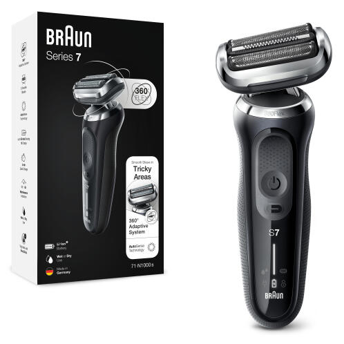 Braun Flex Series 7 Wet & Dry 360° Ξυριστική Μηχανή 71-N1000S