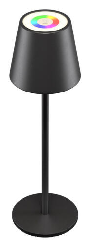 GOOBAY επιτραπέζιο φωτιστικό 72025 RGB επαναφορτιζόμενο μαύρο