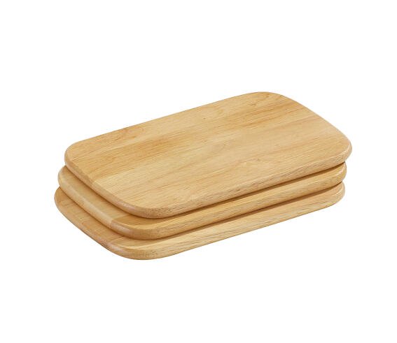 Zassenhaus Σετ 3 Επιφάνειες Κοπής 22x15cm -Ξύλινες