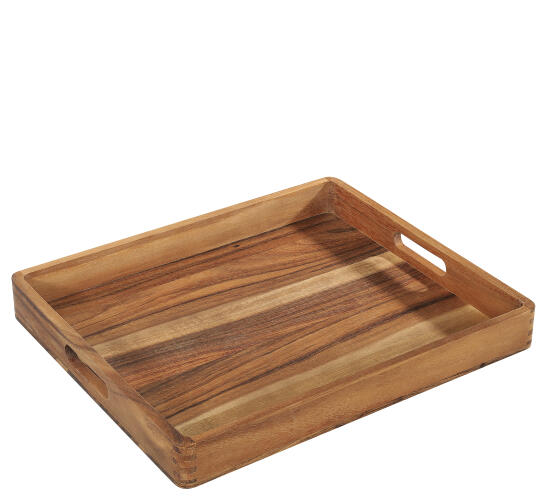 Zassenhaus Δίσκος Ακακίας 52x43x6cm -Καφέ Ανοικτό