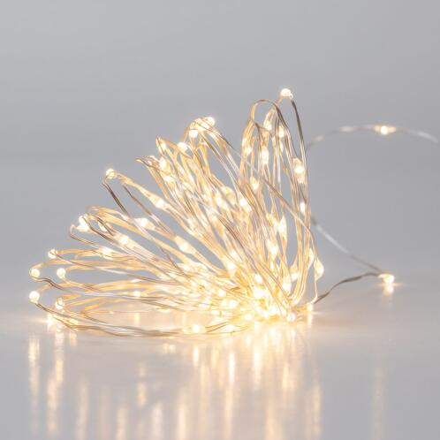 200 MICROLED ΑΣΗΜΙ ΛΕΥΚΟ ΣΤΑΘΕΡΟ 20ΜΕΤΡΑ ΕΣΩΤ AND ΕΞΩΤ ΧΩΡΟΥ