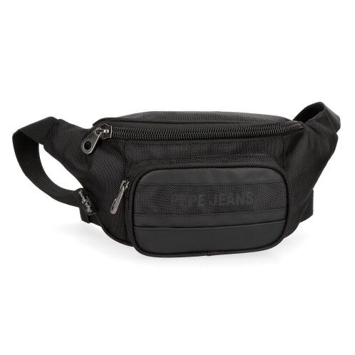 Pepe Jeans Ανδρικό τσαντάκι μέσης 13x35x5cm Bromley Black