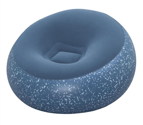 BESTWAY φουσκωτή πουφ πολυθρόνα 75154 112x112x66cm μπλε