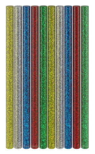 GOOBAY ράβδοι σιλικόνης 77855 Φ11mm x 200mm glitter διάφορα χρώματα 10τμχ