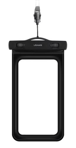 USAMS αδιάβροχη θήκη smartphone US-YD011 έως 7" IPX8 μαύρη