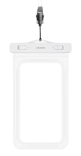 USAMS αδιάβροχη θήκη smartphone US-YD011 έως 7" IPX8 λευκή